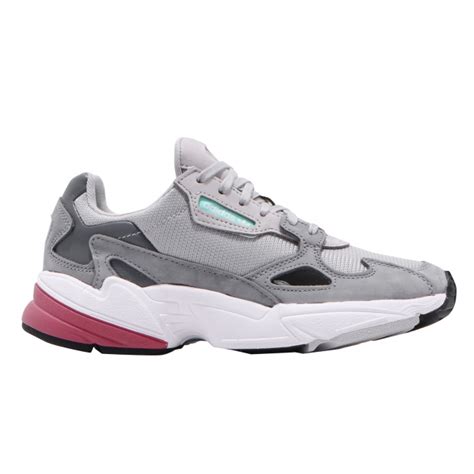 adidas originals falcon zapatillas grey two trace maroon|adidas originals falcon women's.